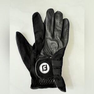 FootJoy Rain Grip Black Golf Gloves Cadet women's ML Right hand